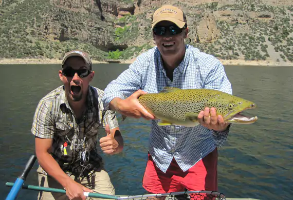 Yellowstone River trout fishing near Harrison Homestead
