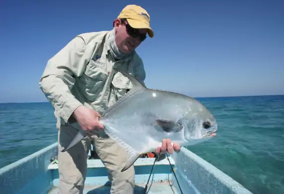 Belize saltwater flats for permit fishing